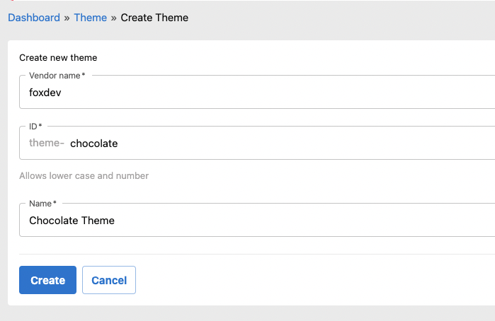 Create Theme